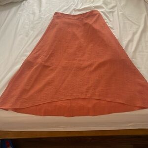 Pomelo size medium tangerine midi skirt